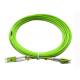 OFNP Fiber Optic Patch Cord OM5 LSZH  LC To LC High Density Lime Green