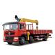 Mobile Hydraulic Mini Truck Mounted Crane 130HP Dongfeng 4x2 With Basket