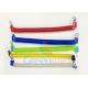 Coloured Steel Wire Retractable Coil Cord With Eyelet Terminals / Protectors