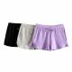 OEM maufactory  Summer Home Casual Wide Leg Pants Female BM Thread Elastic Loose Waist Sports Shorts