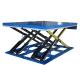 Max Height 1000mm Electric Rated Double Lift Table 4 Ton Hydraulic Large Platform 2.5mx0.85m