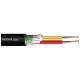 Small Size 2 Core 4 Core Fire Resistant Cable , Fire Rated Electrical Cable