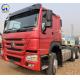 Euro2 Emission Used 420HP Sinotruk HOWO Tractor Truck for Heavy Duty Prime Mover