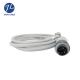 4M 6 Pin Metal Connector Coiled Trailer Cable For Bluetooth Camera