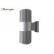 Cylinder Dual Heads LED Outdoor Wall Lights 2x9W IP65 For Garden Lighting