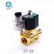 Brass Control Valve 3/4 Low Pressure AC 220v Lpg Gas Solenoid Valve