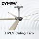 4.3m 0.7kw Gearless HVLS High Volume Low Speed Ceiling Fans Residential