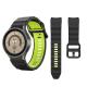 Custom Dual Color Silicone Watchband for Samsung Galaxy Watch 5 Pro