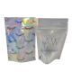 Custom Holographic Aluminum Foil Resealable Mylar Bags Digital Print Smell Proof Bags for Jewelry