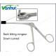 Reusable E.N.T. Down Curved Sinuscopy Instruments Back Biting Rongeur Forceps for Safe