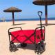 Roll Container All Terrain Wheel Camping Beach Collapsible Wagon Folding Cart