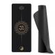 5mm Luxury Anti Slip Black Natural PU Rubber Yoga Mats Private Packaging Custom Design Silk Printing for Exercise