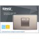 GNW58BK dubai electric wall switch wall light with on off 1gang switch