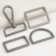 Custom Rectangle Ring Gunmetal Slider Buckle 1.5 Inch for Bag Making Accessories