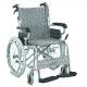 Double Cross Bar Drive Lightweight Transport Wheelchair Foldable Pu Rear Wheel