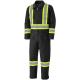 260gsm Black NFPA 2112 Overall With Reflective Tape S-5XL Customizable