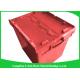 50kgs Security Moving Plastic Attached Lid Containers easy to clean