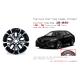 Machined Black Wheels For 18-22 Toyota Camry OEM Rim 75221B