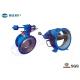 Ductile Iron Butterfly Buffer Stop Check Valve PN 25 Bar For Industrial Water Supply