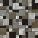 300x300mm mosaic tile mania,aluminum mosaic wall tile,black color