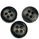 Dull Finished Fake Horn Buttons With Black Rim 28mm Use On Outerwear Coat Jacket