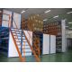 Powder Coated Multi Tier Mezzanine Rack Industrial Shelving For Warehouse