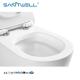Wholesale Luxury SWA325 Procelian WC Washdown Rimless Wall Hung Toilets P trap European Market