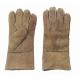 Superior quality warm hand-sewing sheepskin leather gloves for men
