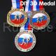 Russia Taekwondo competition honorary medals customized, China production medal manufacturers