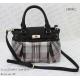 Beautiful Tote / Crossbody Women Fashion Bags For Lady With Checked Patterns