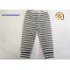 White Black Plain Baby Clothes 100% Cotton Y.D Striped Baby Leggings For Fall / Winter