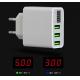 EU Plug 3 Ports CE Certified 3A USB Wall Charger Adapter For Traveling And Office