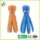 Custom Octopus Durable Indestructible Plush Dog Toys With Squeakers