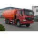 Garbage Dump Truck With Self - Discharging Cargo Box;6x4,22 m³,Red Color,336hp