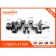 Forging Steel Vehicle Engine Crankshaft 123900-21000 4TNV106