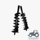 Augers - 68910121416182024 - Auger For Tractor Post Hole Digger; Tree Planting Digger'S Auger