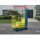 4.3m Semi - Electric Aerial Order Picker For Supermarket Stock Picking