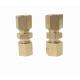 3/8'' X 3/8'' Brass NPT Compression Union Pipe Fittings Provide OEM Services