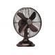 12 inch retro desk fan Metal Grill chrome copper wire 110V metal air cooling