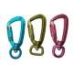 90.8mm Oxidation Aviation Aluminum Swivel Locking Carabiners