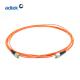 FC/UPC To FC/UPC SX Fiber Patch Cable OM1 OM2 Orange Test Wavelength 1310nm / 1550nm