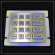 Luminous Access Control 304 Stainless Steel Keyboard Metal Waterproof 16 Key