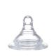 Dust Resistant Silicone Baby Pacifier Transparent Color Lightweight