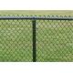 4m*4m High security stadiums chain link fence / sport field fence mesh pvc coated basketball court fence