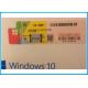 Windows 10 pro 32 Bit / 64 Bit Product Key Code Microsoft Windows 10 Pro Software with Silver scratch off label