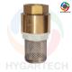 Brass Pump Suction Check Valve With Stainless Steel Strainer