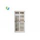 Glass Sling Door Steel Storage Cupboards Office Furniture H1850*W900*D400mm