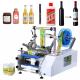FK603 Semi-automatic Manual Glass Round Bottle Labeling Machine for Packaging in Cases