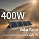 UN38.3 Portable Photovoltaic Panels 400 Watt Foldable Camping Solar Panels