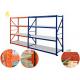 Large Capacity Medium Duty Steel Rack With Cold Rolled Steel Material
